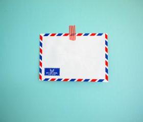 Airmail Envelope, set of 20, BY AIR MAIL PAR AVION
