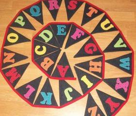 Alphabet Bunting Rainbow ABC Banner