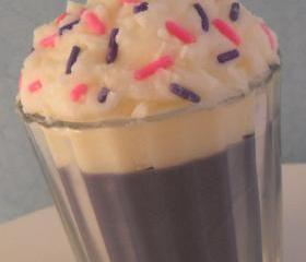 Votive Milkshake Candle Juniper Breeze Scented Made with All Natural Soy Wax