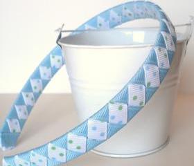 Blue Woven Headband 