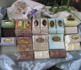 3ea Handmade Ornate Soaps Your Choice of Fragrance Mix and Match