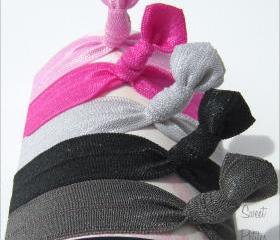 Hair Tie Set of 5 Doubles as Bracelet The Business Casual Collection Elastic Hair Ties