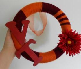 Va Tech Wreath