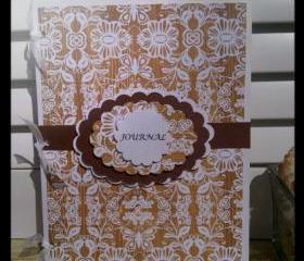 Journal Book - Wood grain and Butterflies
