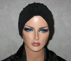MADE TO ORDER Chemo Cap -Black Size M