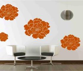 Floral vinyl Wall decals