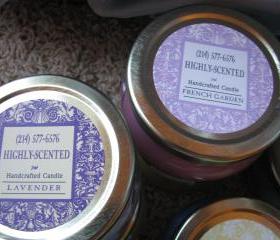 2ea HIGHLY Scented Candles 6oz Tureen Jars NEW LABELS Choice of Scent