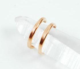 Copper Double Band Ear Cuff
