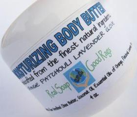 All Natural Moisturizing Body Butter - Orange Patchouli Lavender Clove