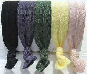 Hair Ties - Everyday Collection - Set of 5 - Mane Accessory 