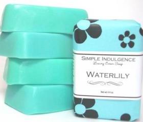 Waterlily Shea Soap, Simple Indulgence, Light floral fragrance