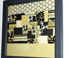 Yellow and Grey wall art