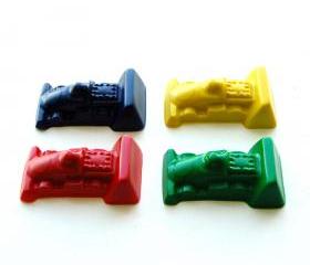 Race Car Party Favors - Package of 12 Race Car Shaped Color Crayons