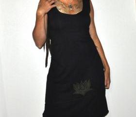 Lotus Dress Handmade form organic bamboo and cotton jersey 