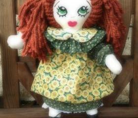 Irish Beauty Cloth Rag Doll