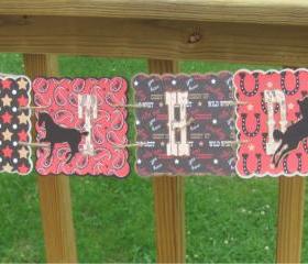 Western Themed Cowboy Birthday Banner