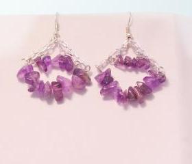Amethyst Earrings,