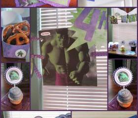 Incredible Hulk Party Package