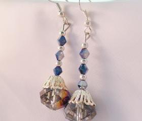 Earrings, Silver Slipper