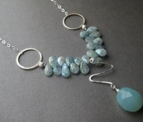 Icy Waters Necklace AS SEEN IN Easy Wire Magazine 2011