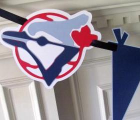 Toronto Team Pennant Sports Banner featuring the Maples Leafs & Blue Jays