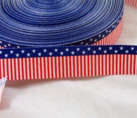 Stars & Stripes 7/8' Grosgrain Ribbon
