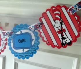 Dr. Seus High Chair Banner