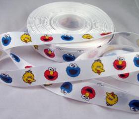 Sesame Street Grosgrain Ribbon - 3 yards, 7/8'
