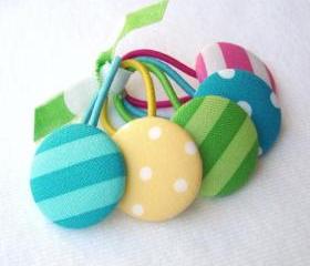 Candyland Ponytail Buttons 