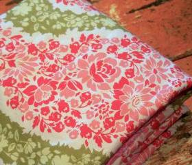 Garden Paisley Baby Blanket and Paris Pink Minky