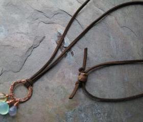 Earth Sky and Water Necklace