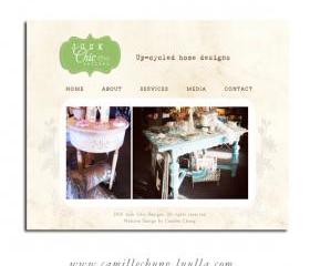 Professional 5 Page Website with Custom Logo Design by Camille Chung