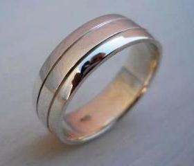Mens ring Mens band wedding ring