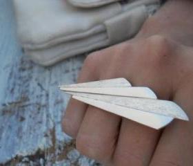 Double finger ring Modern contemporary ring The Modish ring