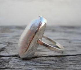 pearl ring Fresh water biwa pearl