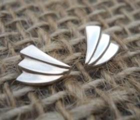 stylish silver studs