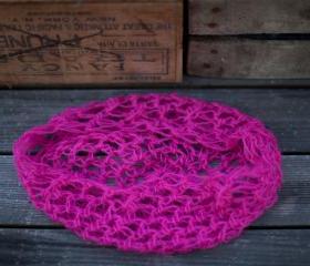 Pink Lacy Baby Wrap/Bowl Newborn Photo Prop