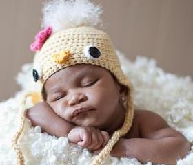 Baby Chick Hat - Newborn Photo Prop