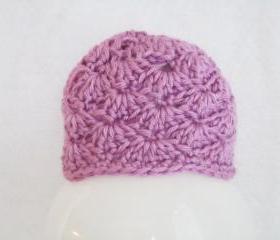 Shell Beanie - Newborn Photo Prop