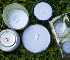 Cranberry-Vanilla Soy Candles, Various Containers