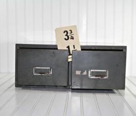 Vintage Industrial Steel File Drawer