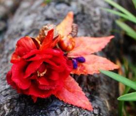 rose hair comb