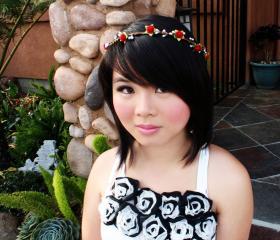 Last one in red, red rose headband, rose wire tiara, paper rose halo, christmas headband