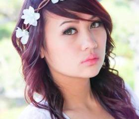 wedding accessories, bridal crown, bridesmaid hair flower, Seafoam cherry blossom