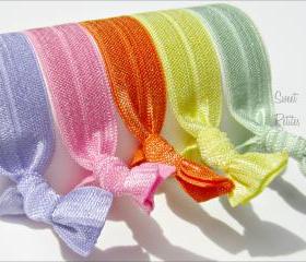 Hair Ties - Blossom Collection - Set of 5 - Sweet Petites