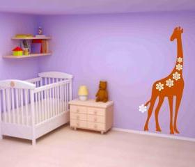 Large Giraffe Decal Sticker