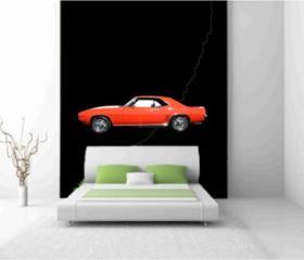 1969 Chevrolet Camaro Z-28 - Wall Vinyl Decals/Stickers