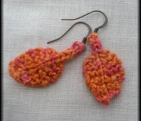 Bamboo Autumn Earrings