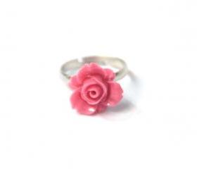 Pink flower ring