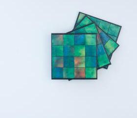 Mosaic Coasters Handmade Paper